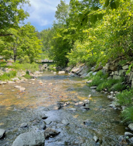 We are on the Deerfield River.